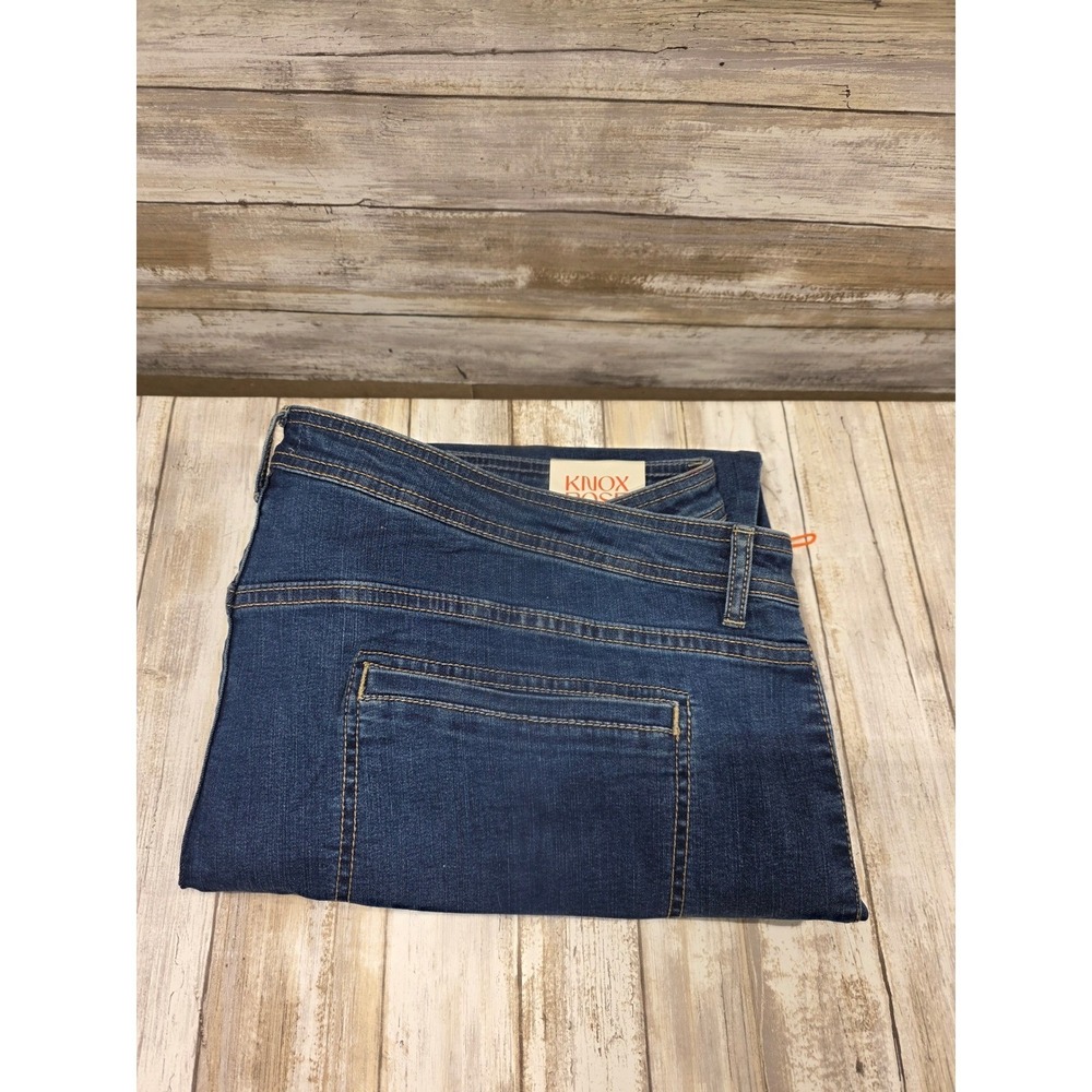 Knox Rose Women‎ Blue Denim Wide Leg Jeans Size 24